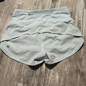 High rise Lululemon speed up shorts 2.5 inch inseam